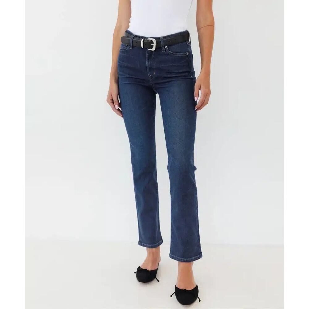 AYR The Pop Straight Leg Jeans Tall 30L Blue Dark Wash USA - Picture 4 of 14